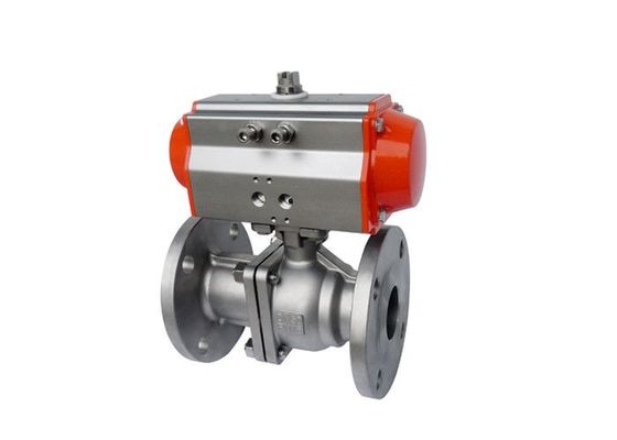 Flange CF8 Body 8 &quot;Pneumatic Actuated Ball Valve