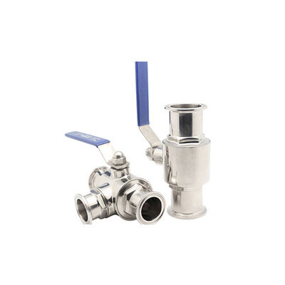 Harga bagus Double Action Tri Clamp 8 Bar Ball Valve Higienis on line
