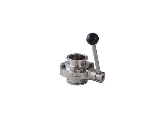 Harga bagus ISO9001 Max 10 Bar Welded Mengakhiri Katup Kupu-Kupu Higienis on line