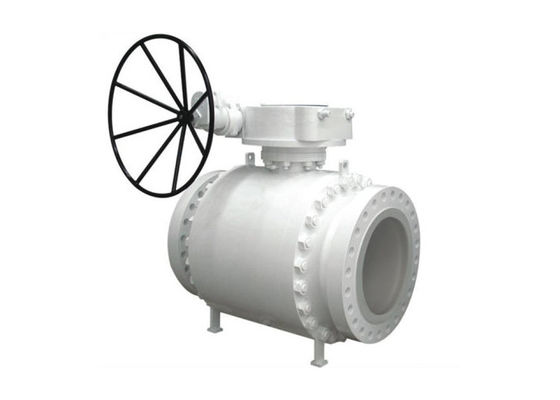 Harga bagus BS5351 Carbon Steel Turnnion Soft Seated Ball Valve on line