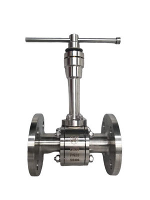 Harga bagus Flange Connection DN10 Cryogenic Ball Valve Untuk LAr2 on line