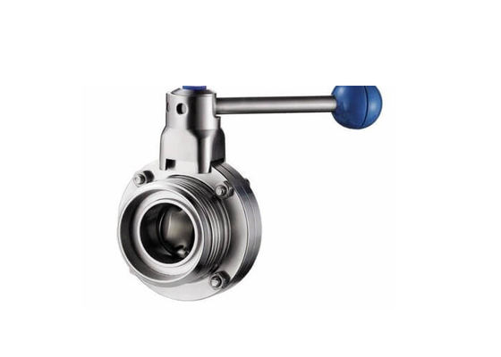 Harga bagus Kursi EPDM Full Bore 2 '' Sanitary Butterfly Valves on line