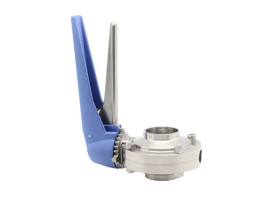 Harga bagus Tri Clamp End Silicone Seats 4 Inch Butterfly Valves on line